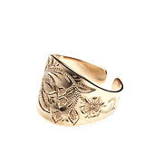 Tornedalen ring gold einstellbare